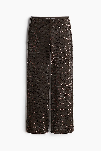 Pantalon filet à sequins