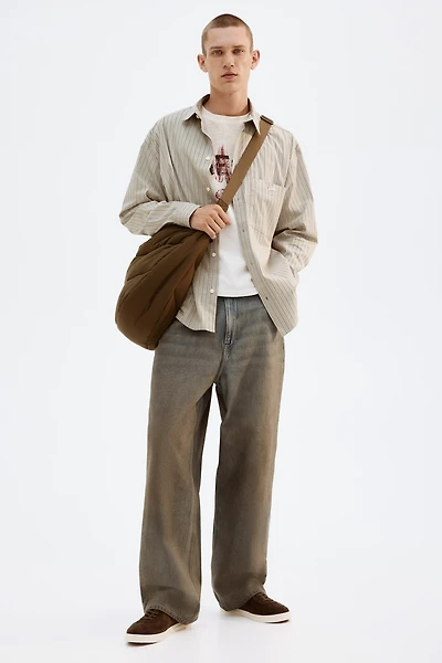 Loose-Fit Poplin Shirt