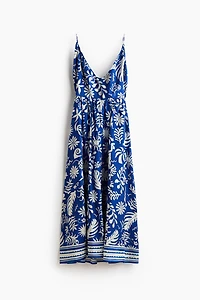 Open-Back Dress with Flared Skirt