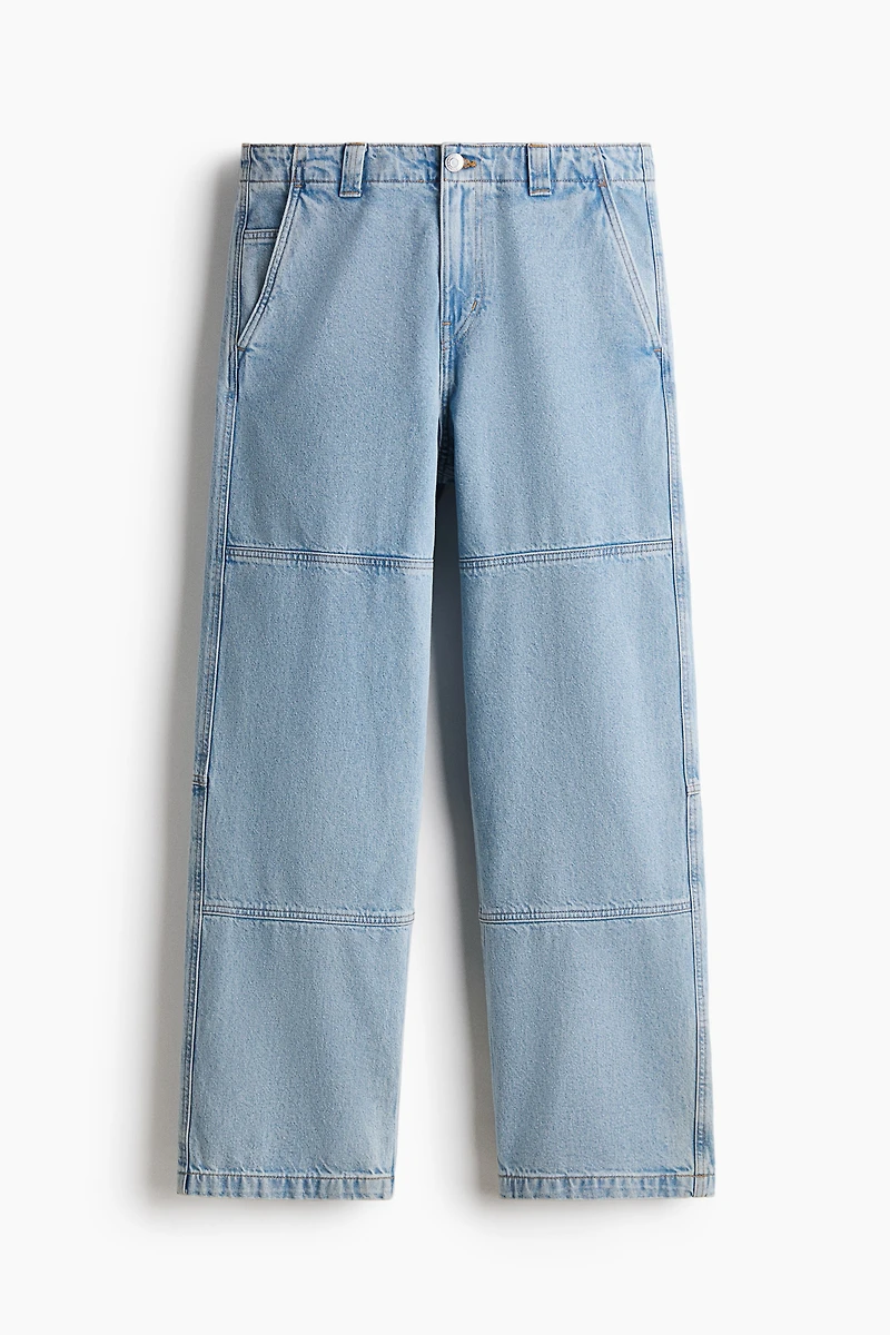 Loose-Fit Worker Jeans