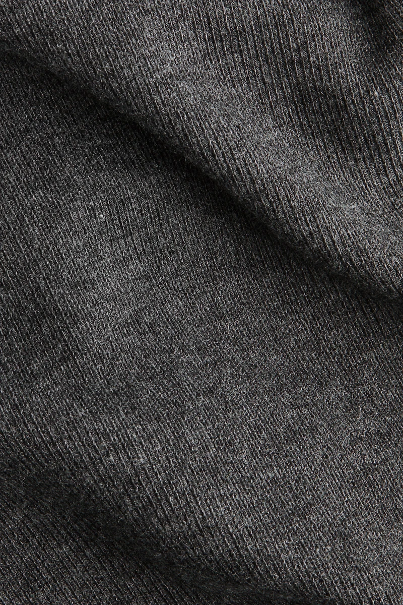 Flared fine-knit trousers