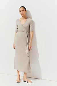 Robe d'allaitement MAMA croisée