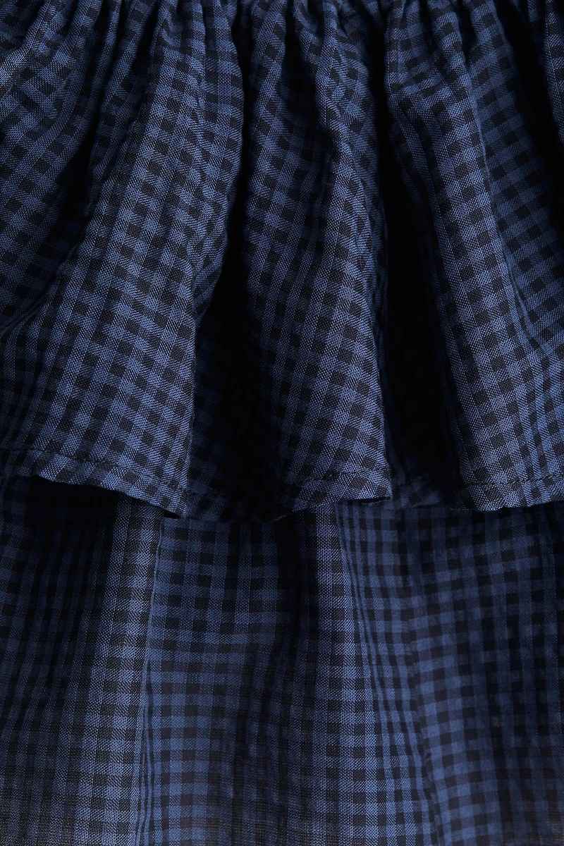 Tiered Drawstring Skirt