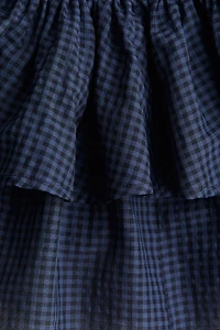 Tiered Drawstring Skirt