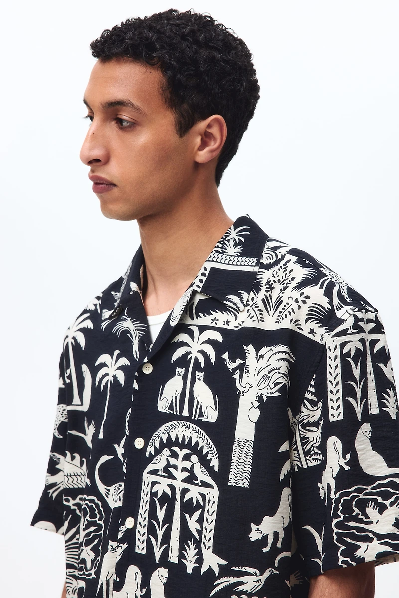 Relaxed-Fit Printed Resort Shirt