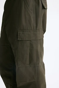 Relaxed-Fit Cotton Cargo Pants