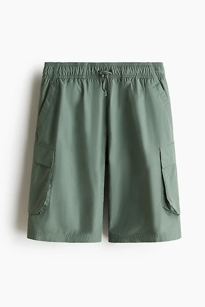 Long Sports Cargo Shorts