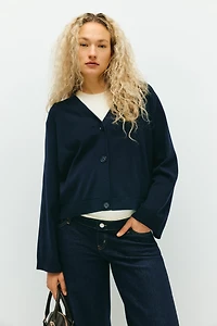 MAMA Fine-Knit Cardigan