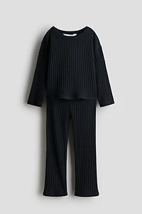 2-piece Ribbed Cotton Set