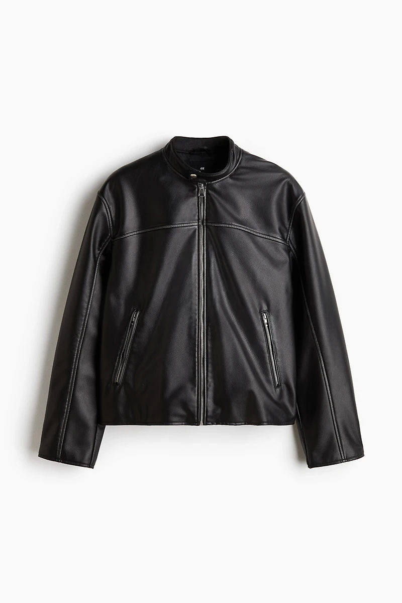 Veste de coureur automobile en tissu enduit