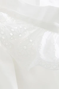 Tablier à volants en coton