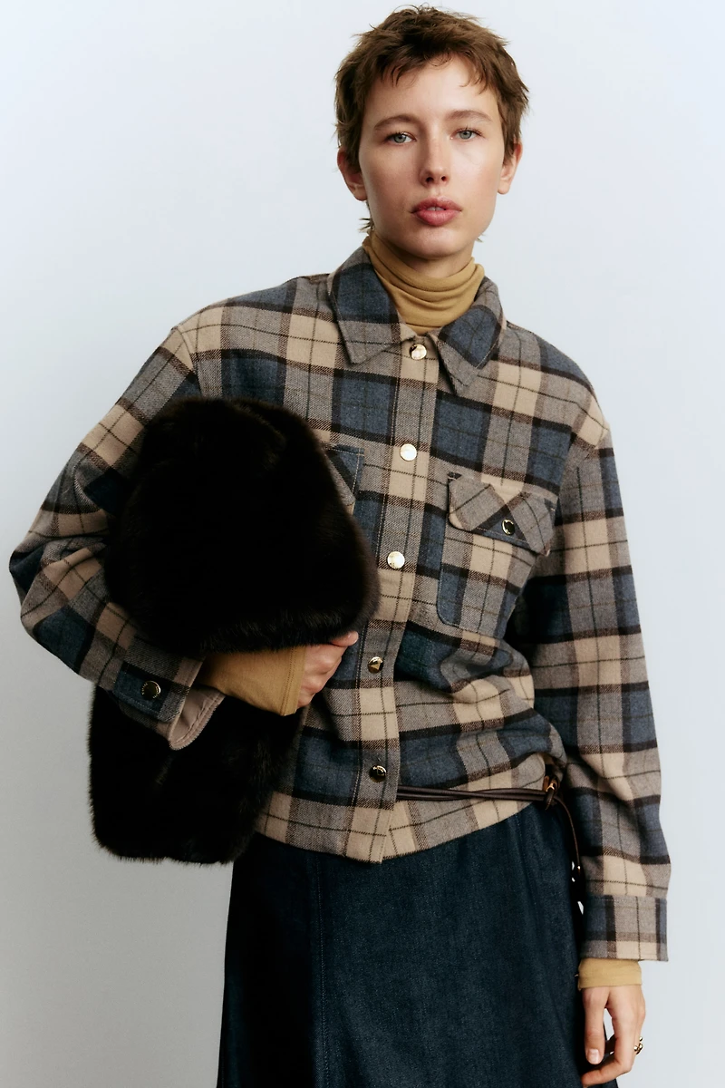 Veste-chemise grande taille