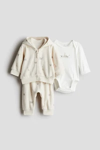 Ensemble 3 pièces en coton