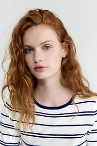 T-shirt en fin tricot