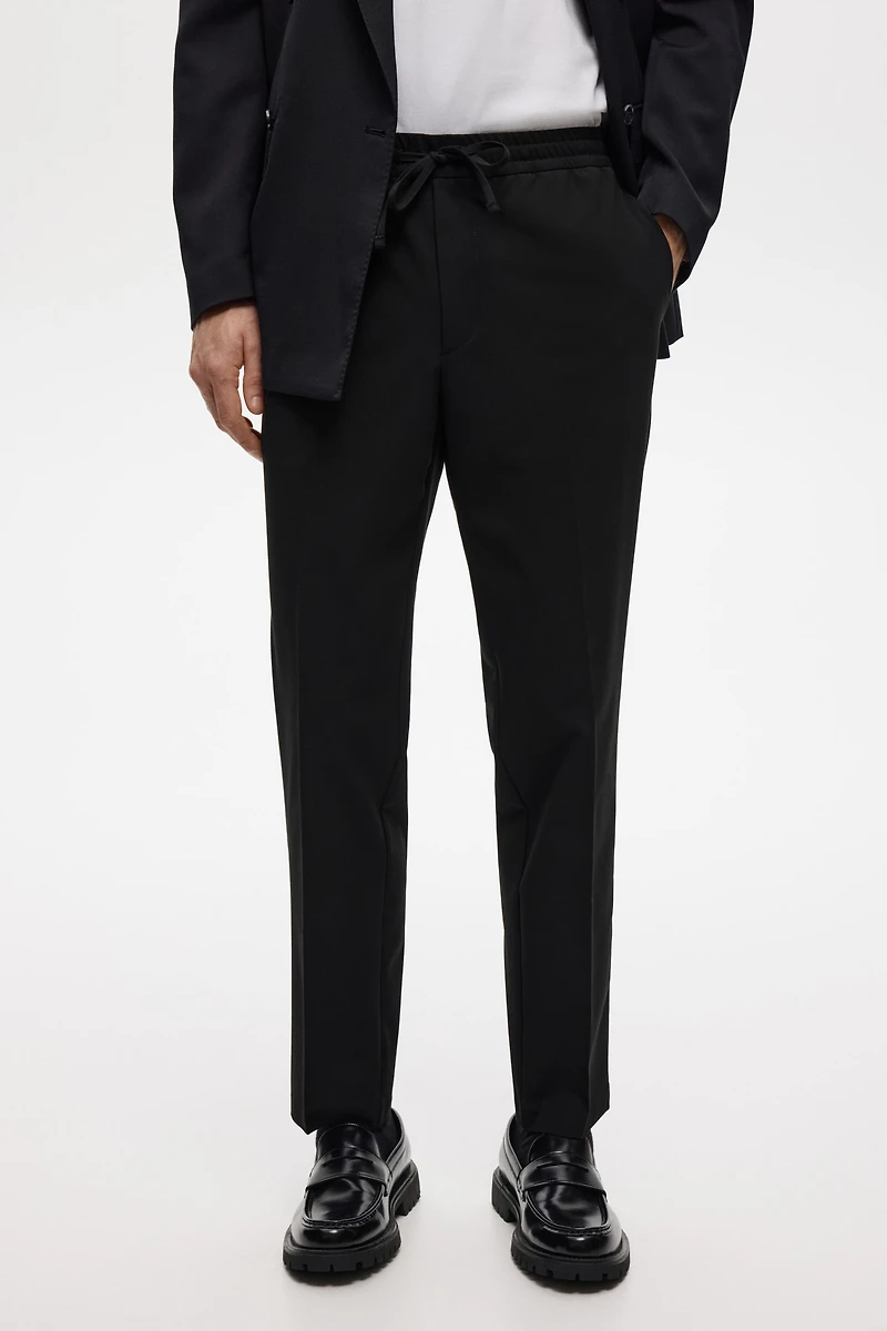 Slim-Fit Dressy Joggers