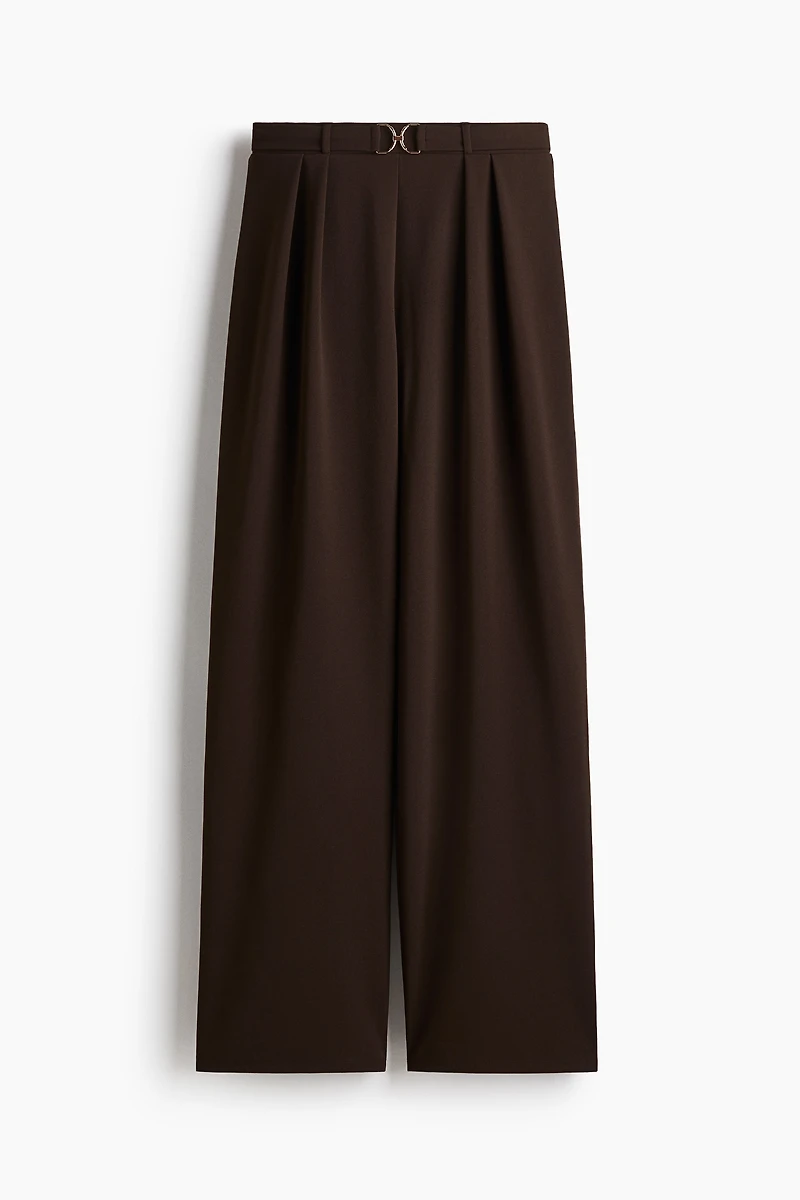 Buckle-detail Dress Pants