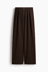Buckle-detail Dress Pants