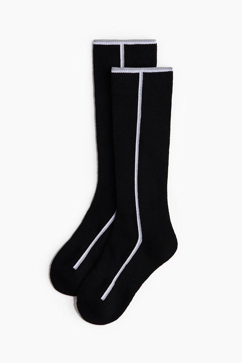 Wool-Blend Ski Socks