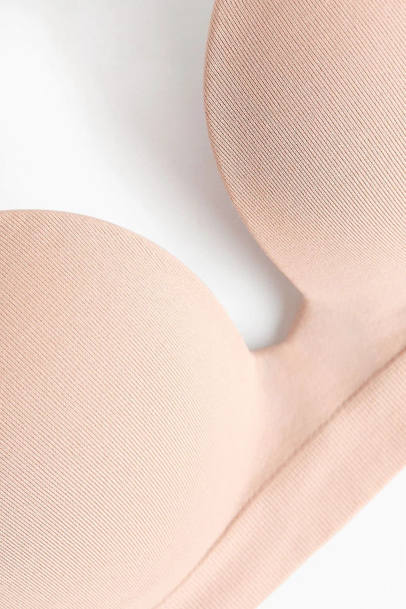 Seamless Push-Up Balconette Bra