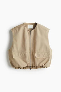 Bubble-Hem Vest