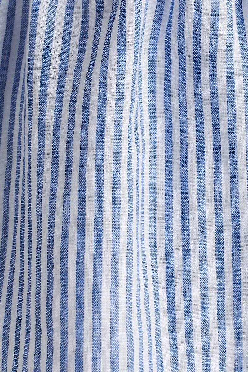 Linen Drawstring Shorts