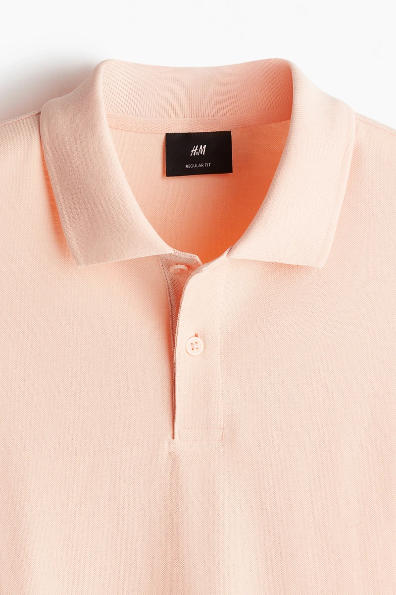 Regular Fit Piqué Polo Shirt