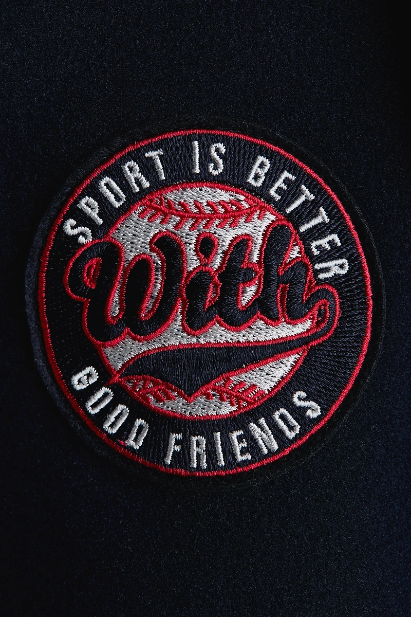 Blouson de baseball à motifs