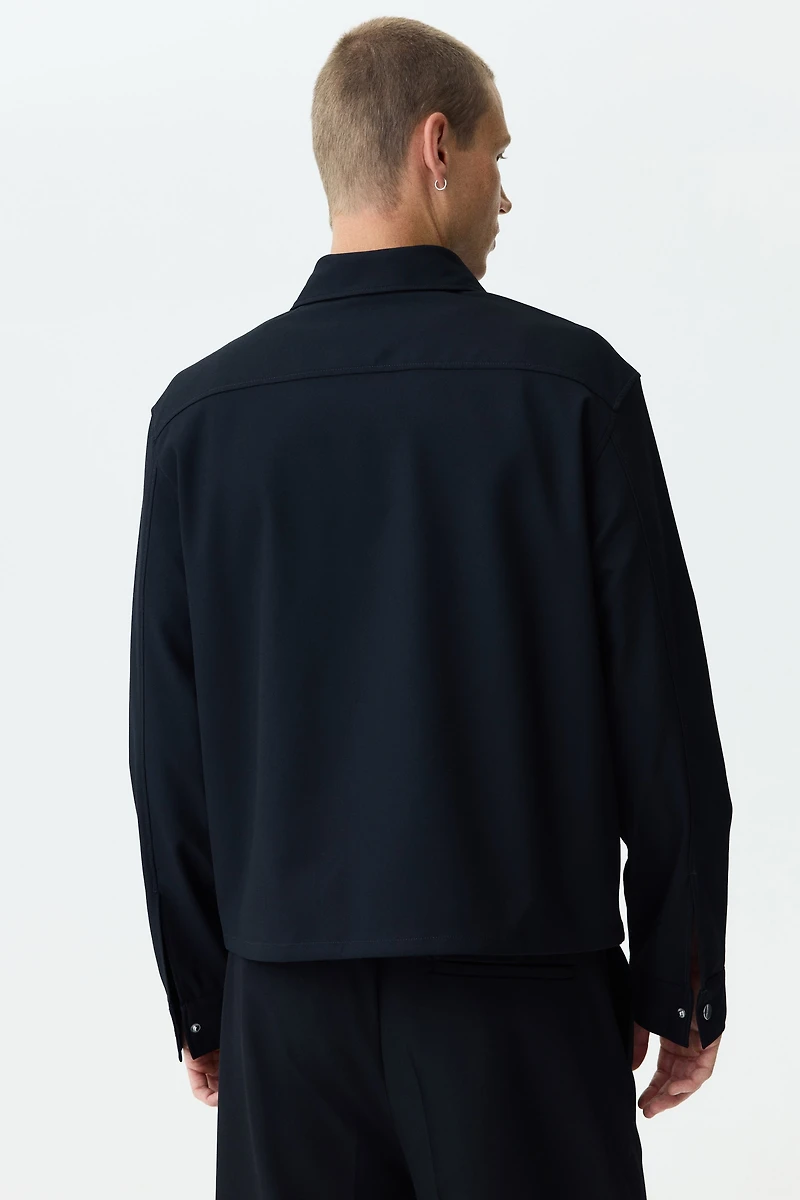 Twill overshirt
