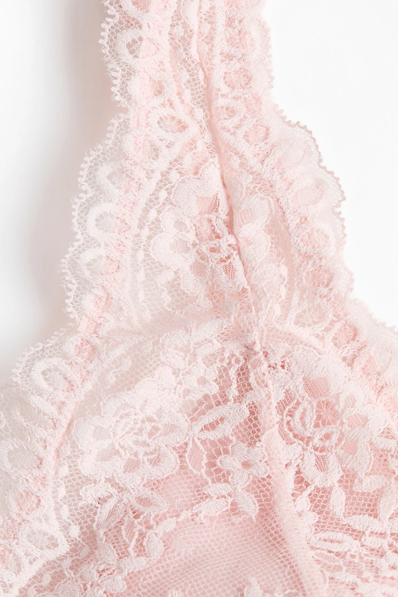 Padded Soft-Cup Lace Bra