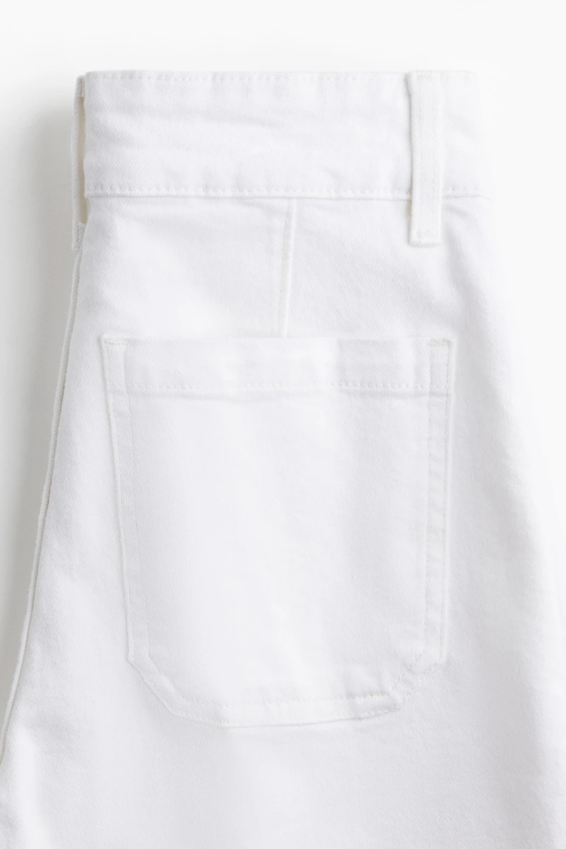 Jean large taille haute