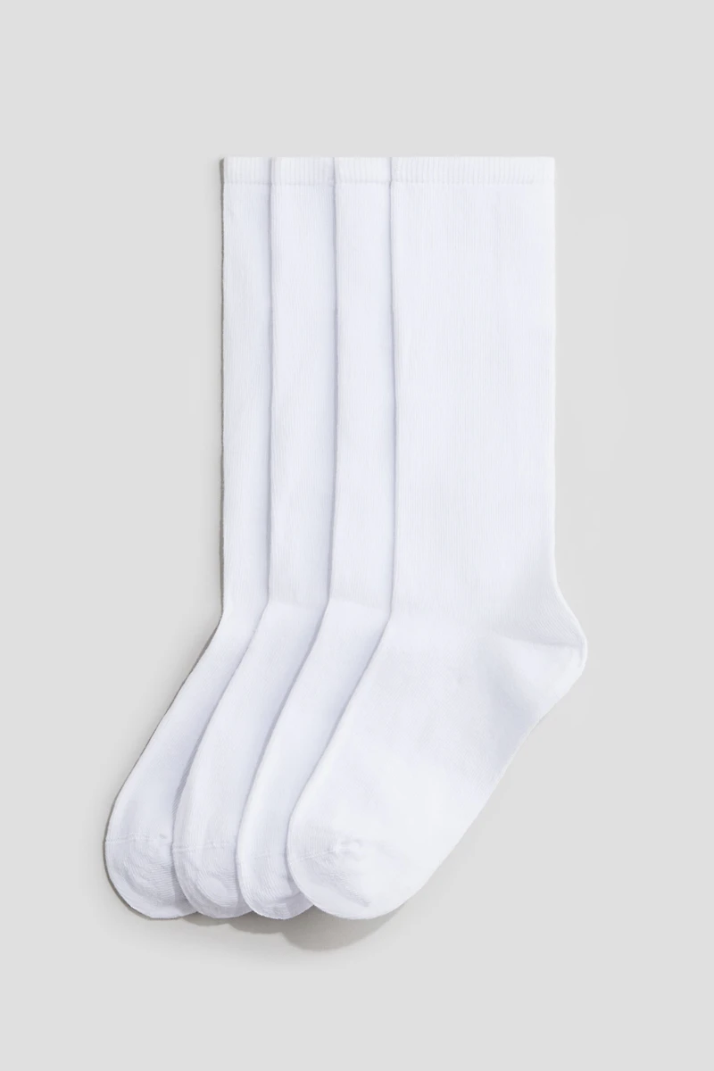 4-Pack Knee Socks