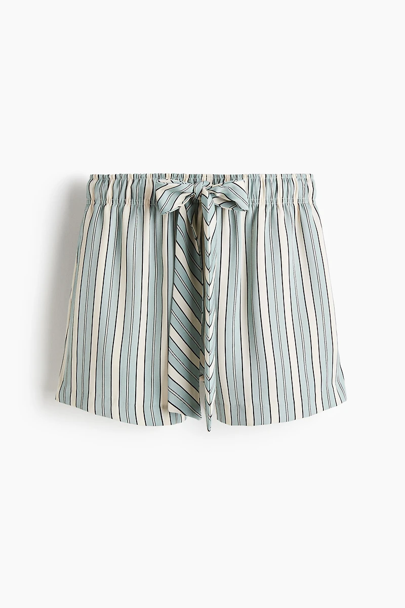 Twill Drawstring Shorts