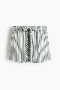 Twill Drawstring Shorts