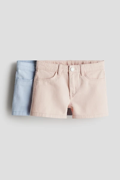 Lot de 2 shorts en sergé