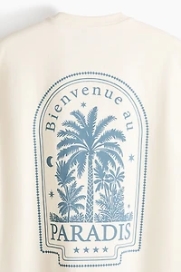 Relaxed-Fit Printed Cotton T-Shirt