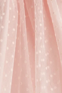 Jersey Dress with Tulle Skirt