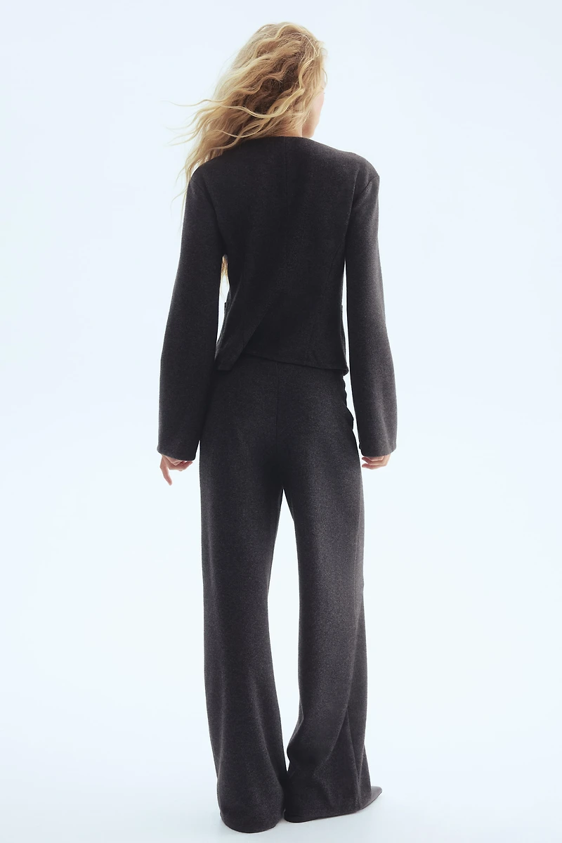 Pantalon en tricot fin