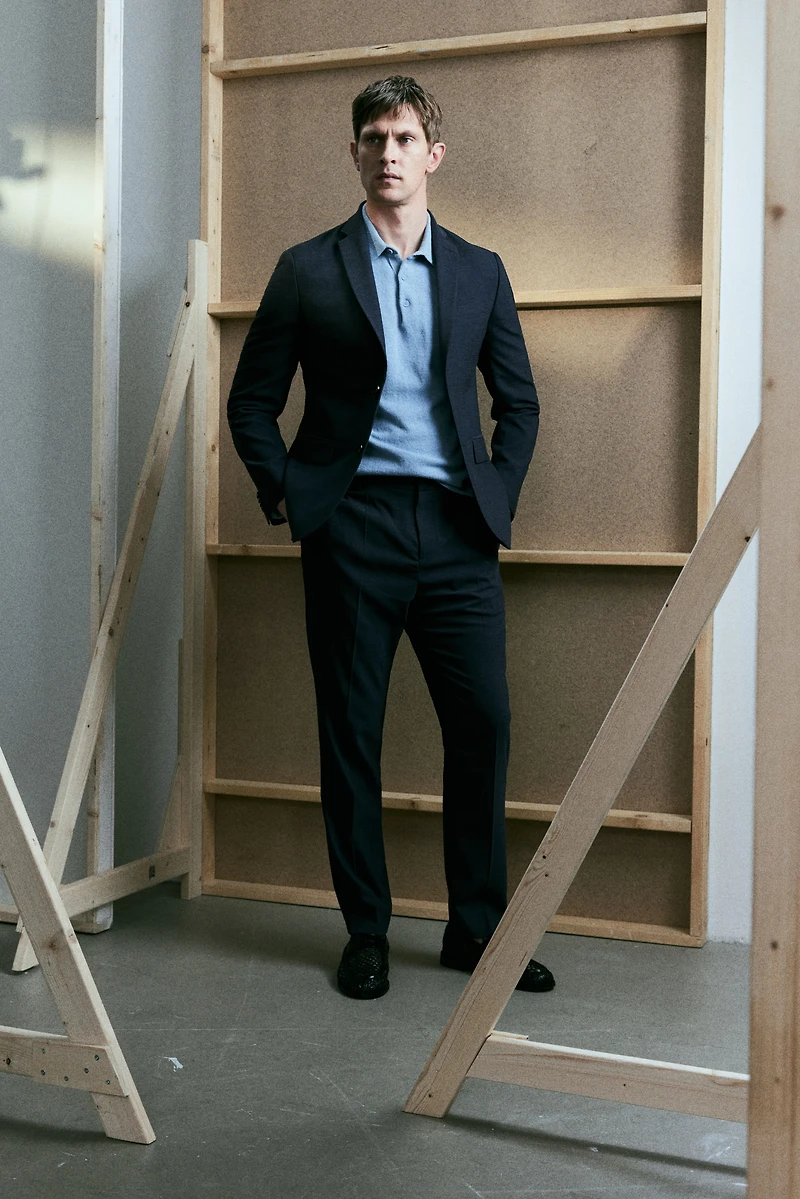Slim-Fit Suit Pants