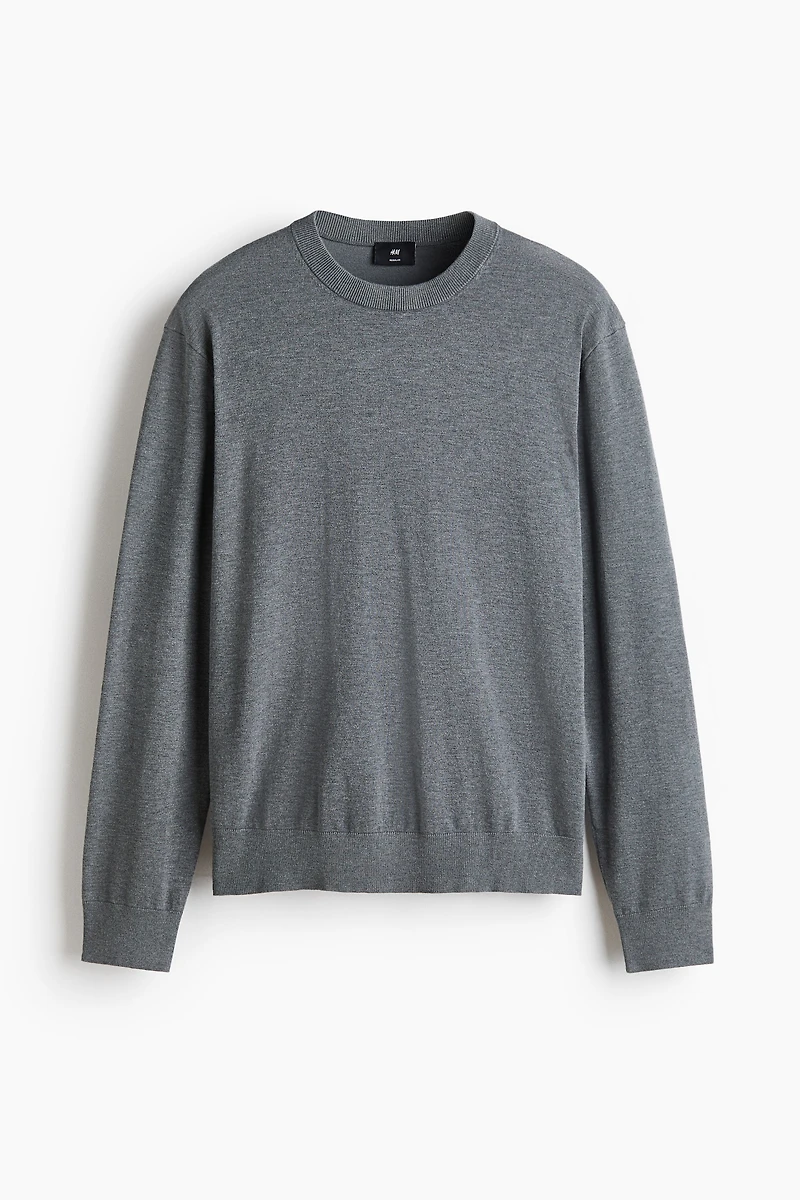 Regular-Fit Fine-Knit Sweater