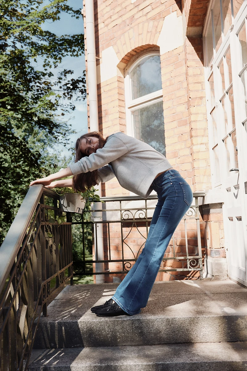 Jean évasé Taille haute