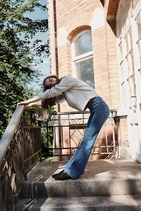 Jean évasé Taille haute