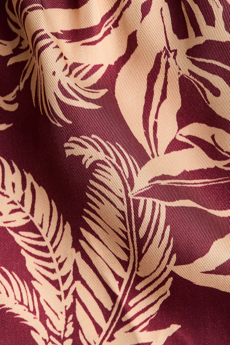 Short à cordon en viscose