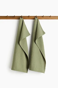 2-Pack Jacquard-Weave Tea Towels