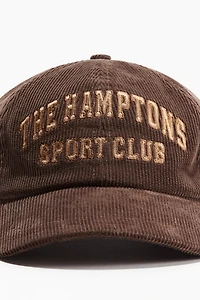 Corduroy Cap
