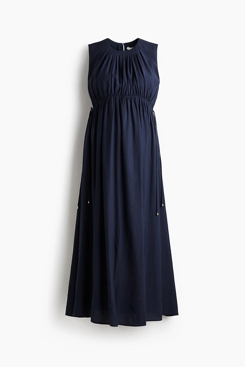 MAMA Drawstring-Detail Dress