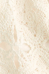 Crochet-Look Shorts