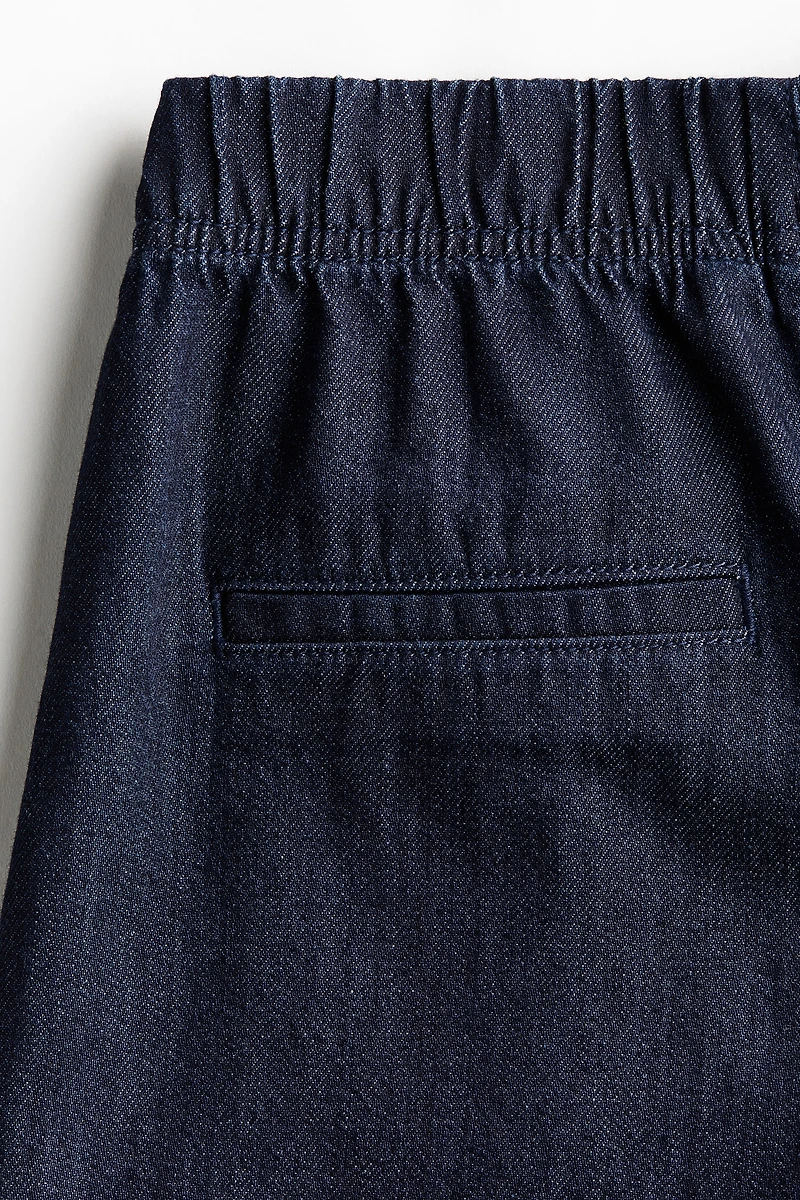 Denim Pull-On Shorts