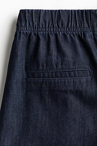 Denim Pull-On Shorts