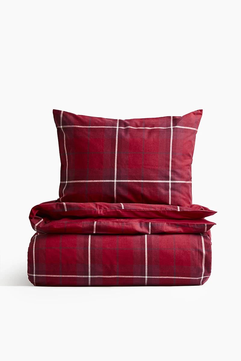 Enveloppe de couette lit simple en flanelle