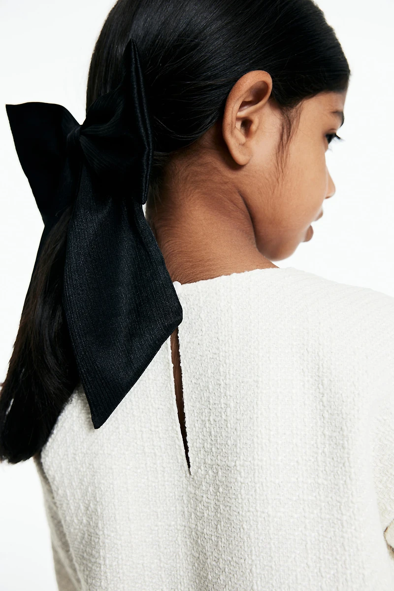 Robe en tissu jacquard